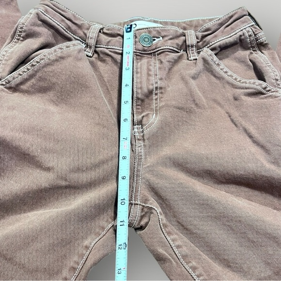 SO Brown Denim Pants Wide Leg - High Waist Carpenter - Picture 11 of 15